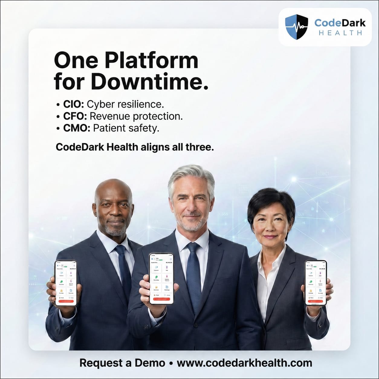 Hospital executives aligning around one coordinated downtime strategy